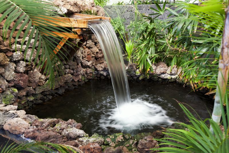 Pond Waterfall Installation